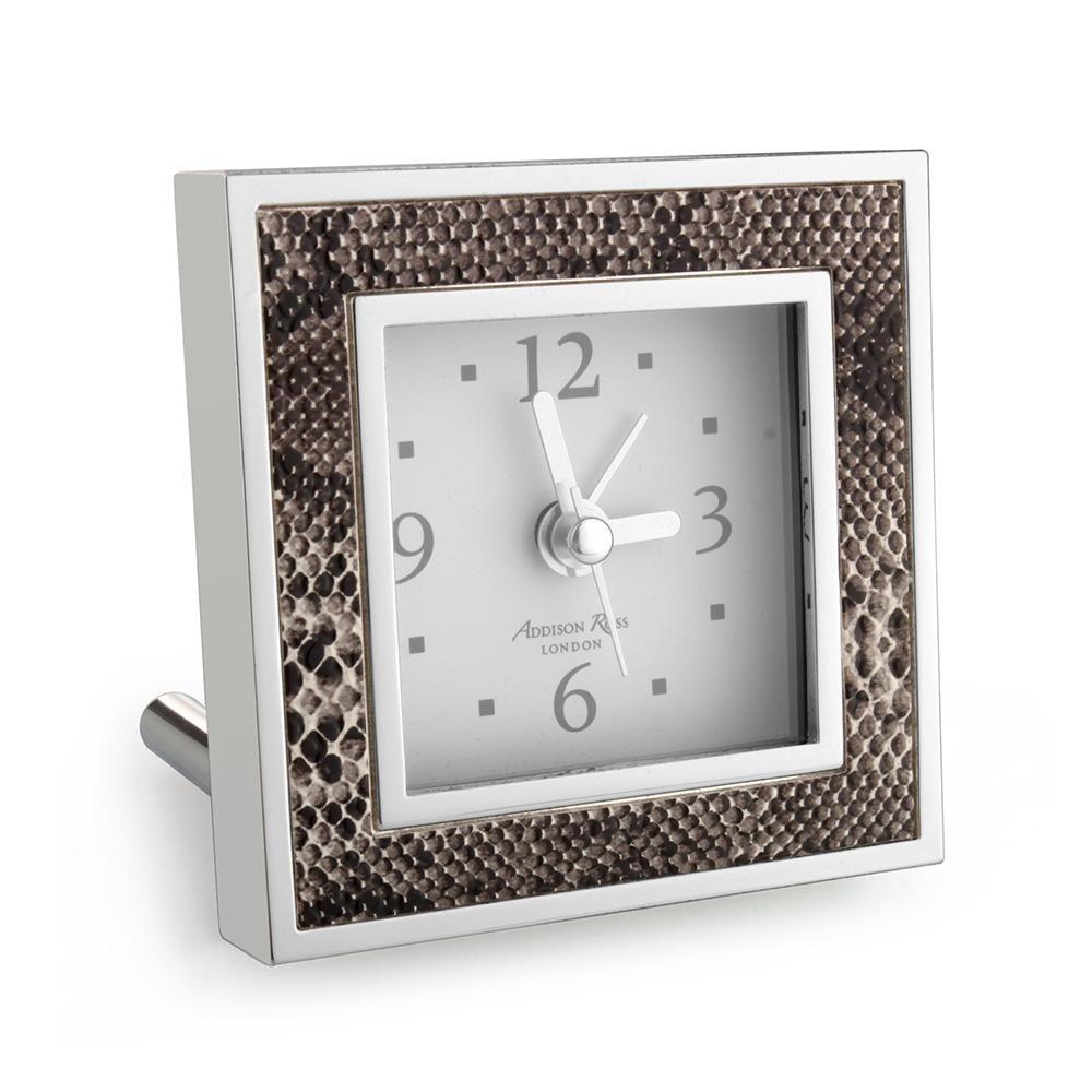 Natural Snake Square Alarm Clock - Addison Ross Ltd UK