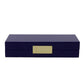 Navy Lacquer Box With Gold - Addison Ross Ltd UK