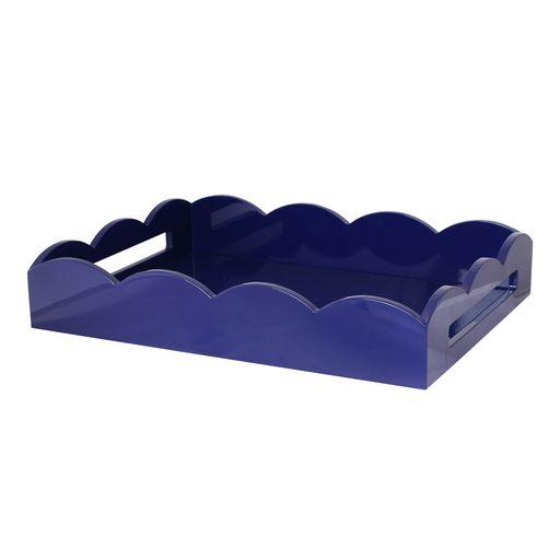 Medium Lacquered Scallop Serving Tray