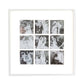 Nine Aperture White Wall Hanging Frame - Addison Ross Ltd UK