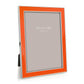Orange Enamel & Silver Frame - Addison Ross Ltd UK