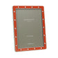 Orange Enamel & Silver Locket Frame - Addison Ross Ltd UK