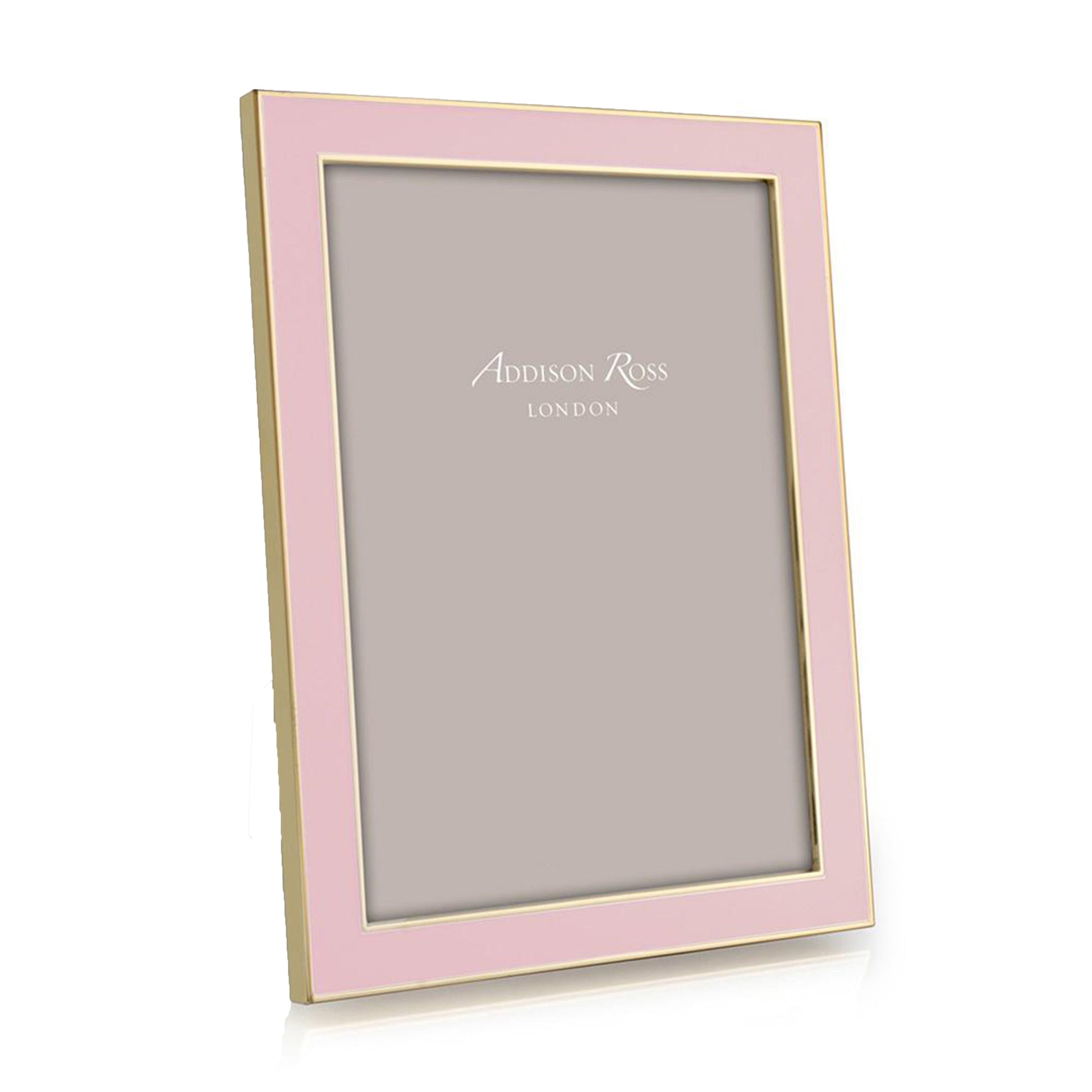Pale Pink Enamel & Gold Frame - Addison Ross Ltd UK