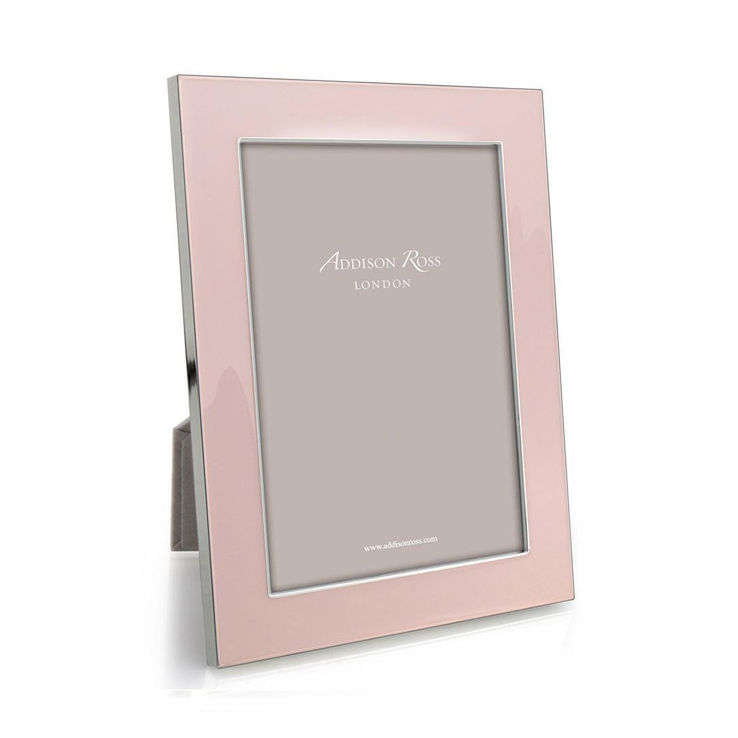 Pale Pink Enamel & Silver Wide Frame - Addison Ross Ltd UK