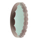 Pale Pink Medium Scallop Round Mirror - Addison Ross Ltd UK
