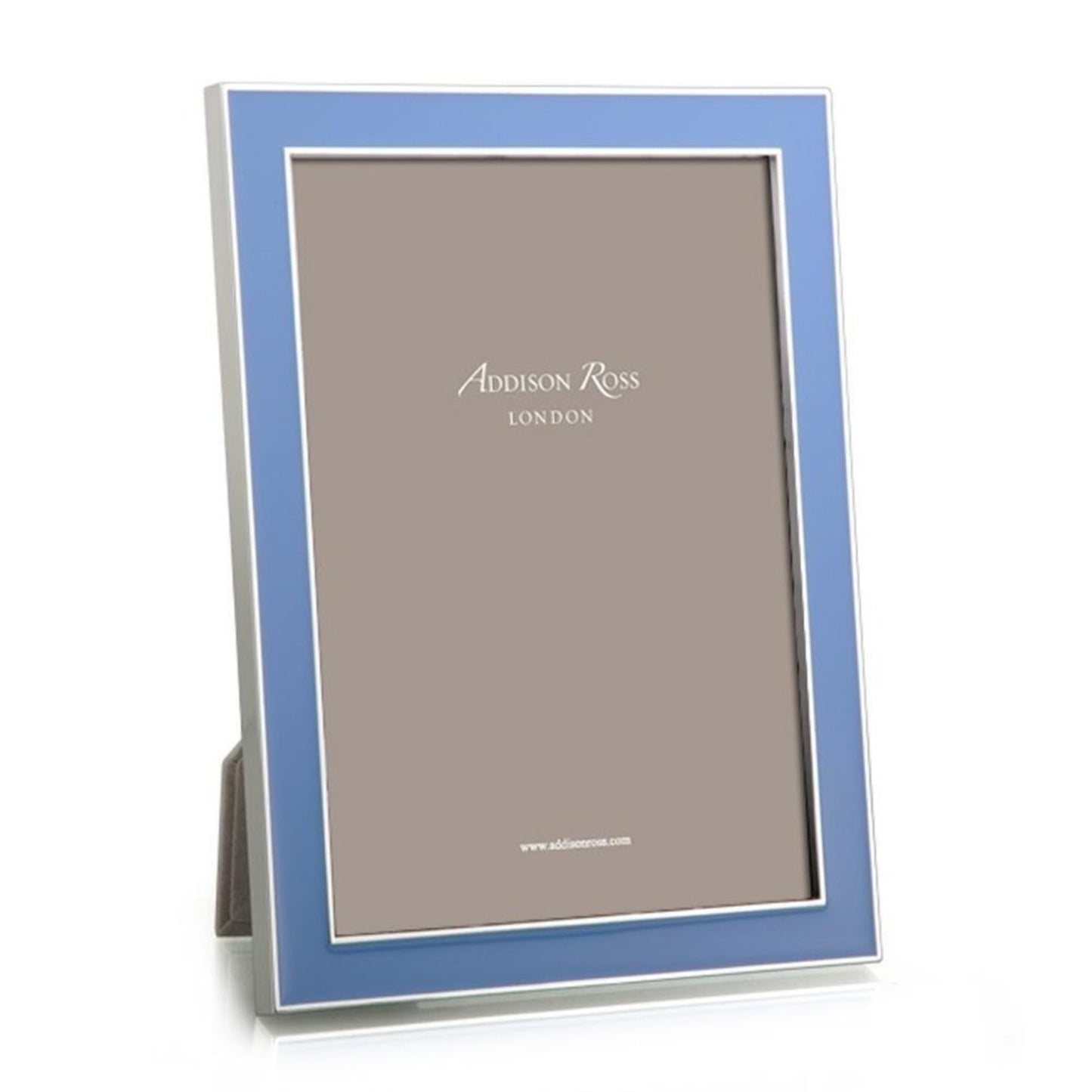 Periwinkle Blue Enamel & Silver Frame - Addison Ross Ltd UK
