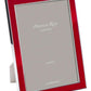 Red Enamel & Silver Frame - Addison Ross Ltd UK
