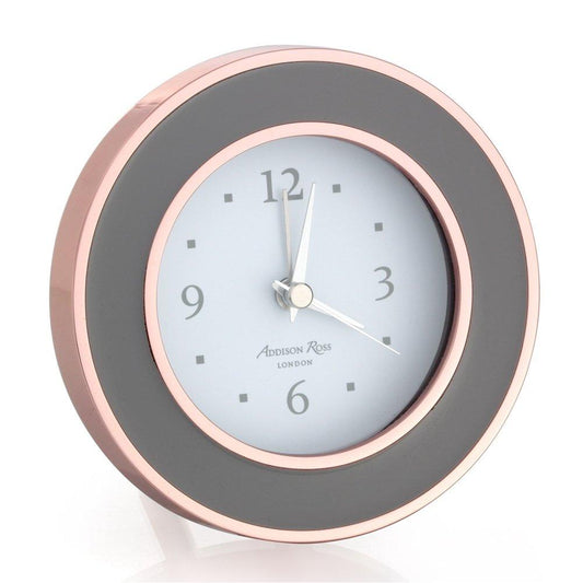 Rose Gold & Taupe Alarm Clock - Addison Ross Ltd UK