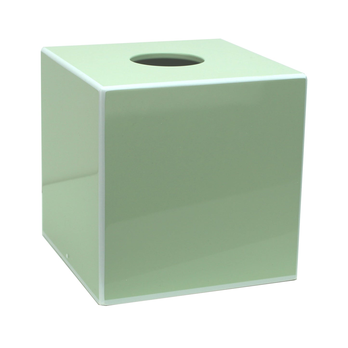 Sage Green Square Tissue Box - Addison Ross Ltd UK
