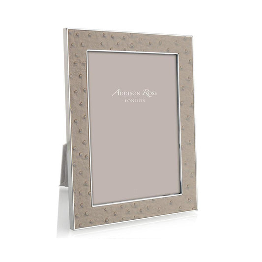 Shadow Ostrich & Silver Frame - Addison Ross Ltd UK