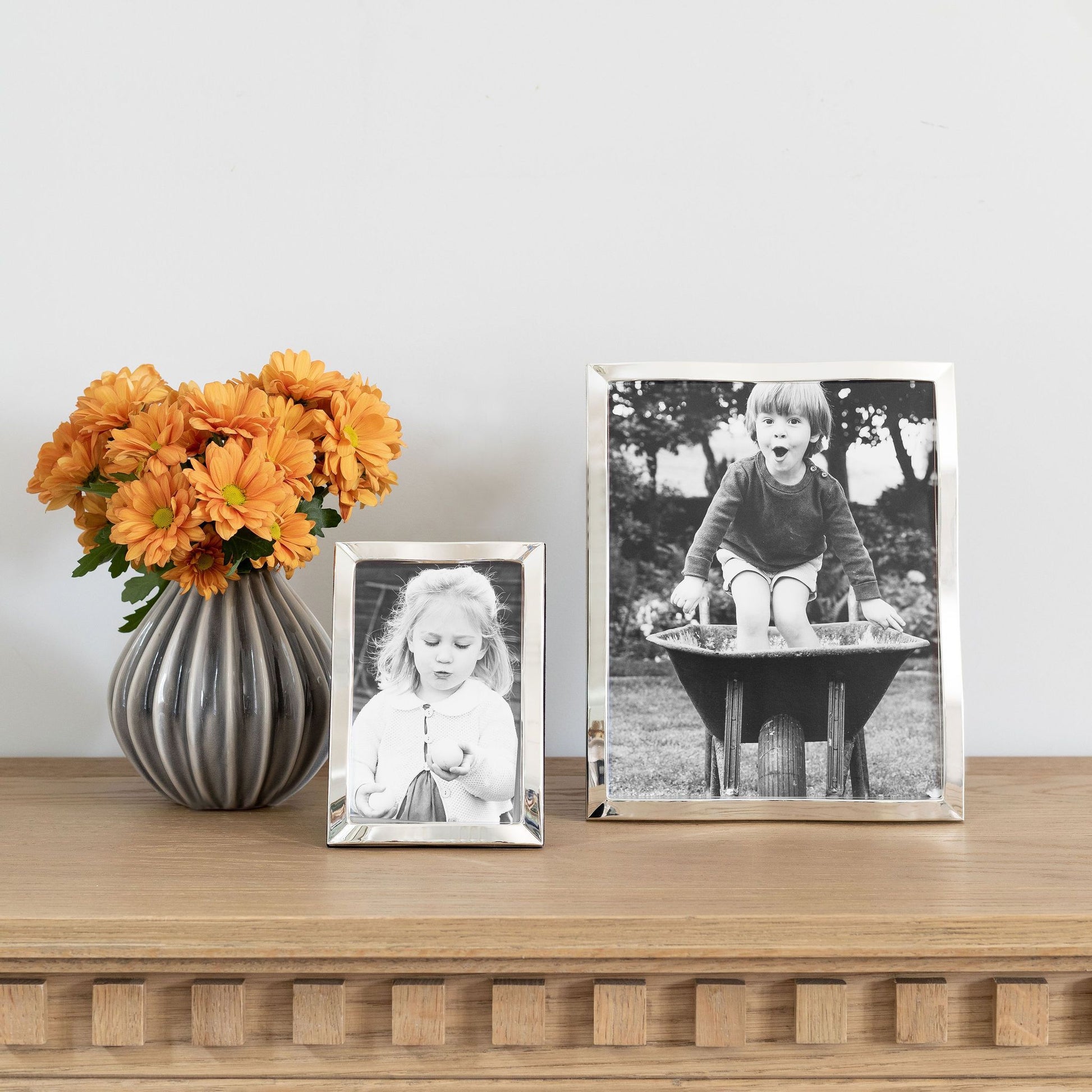 Silver Plate Wave Photo Frame - Addison Ross Ltd UK