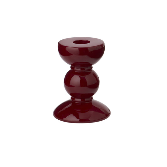 Small Cherry Bobbin Candlestick - 10cm - Addison Ross Ltd UK