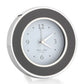 Taupe & Silver Silent Alarm Clock - Addison Ross Ltd UK