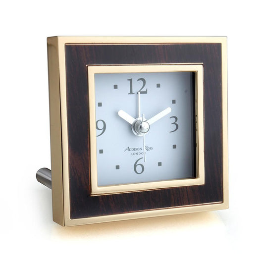 Toscana Midnight Square Alarm Clock - Addison Ross Ltd UK