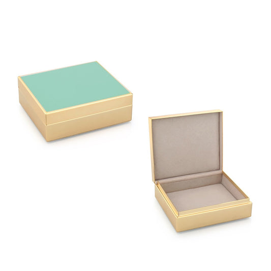 Turquoise Enamel & Gold Box - Addison Ross Ltd UK