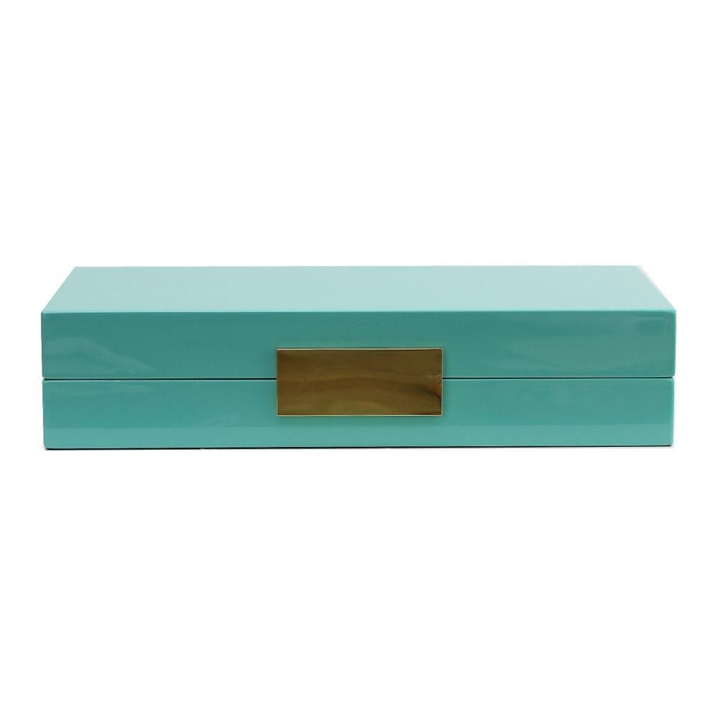 Turquoise Jewellery Box with Gold - Addison Ross Ltd UK