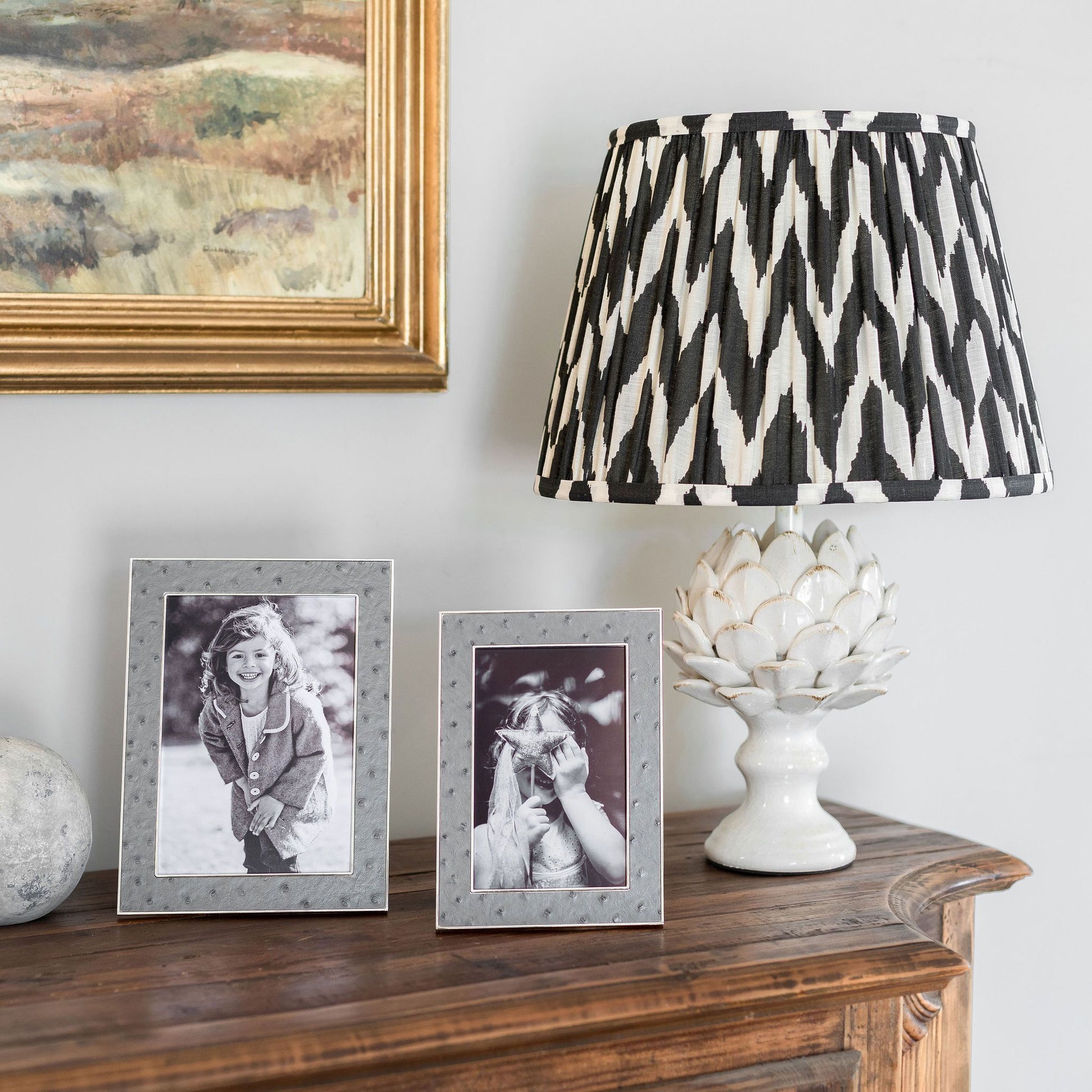 Urban Ostrich & Silver Frame - Addison Ross Ltd UK