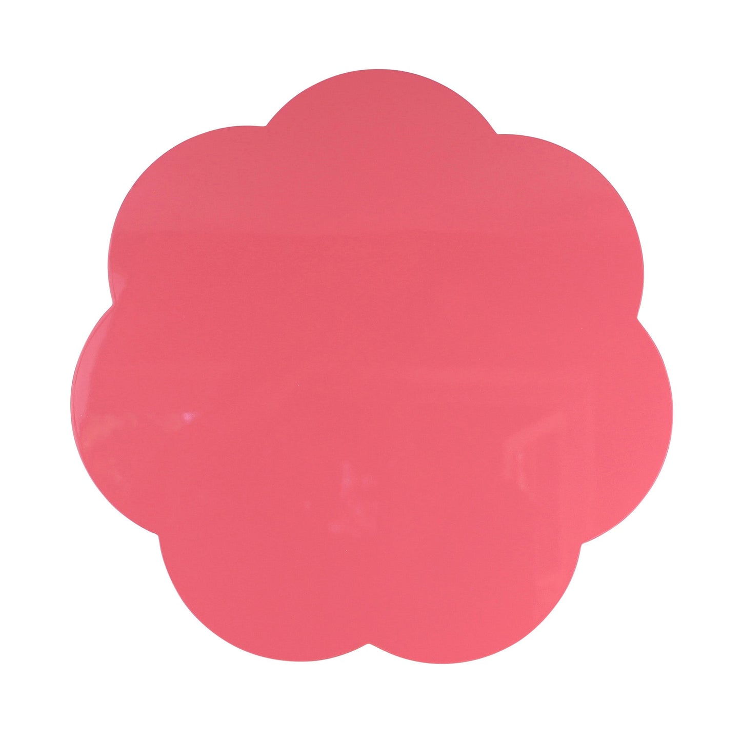 Watermelon Pink Large Scallop Lacquer Placemats – Set of 4 - Addison Ross Ltd UK