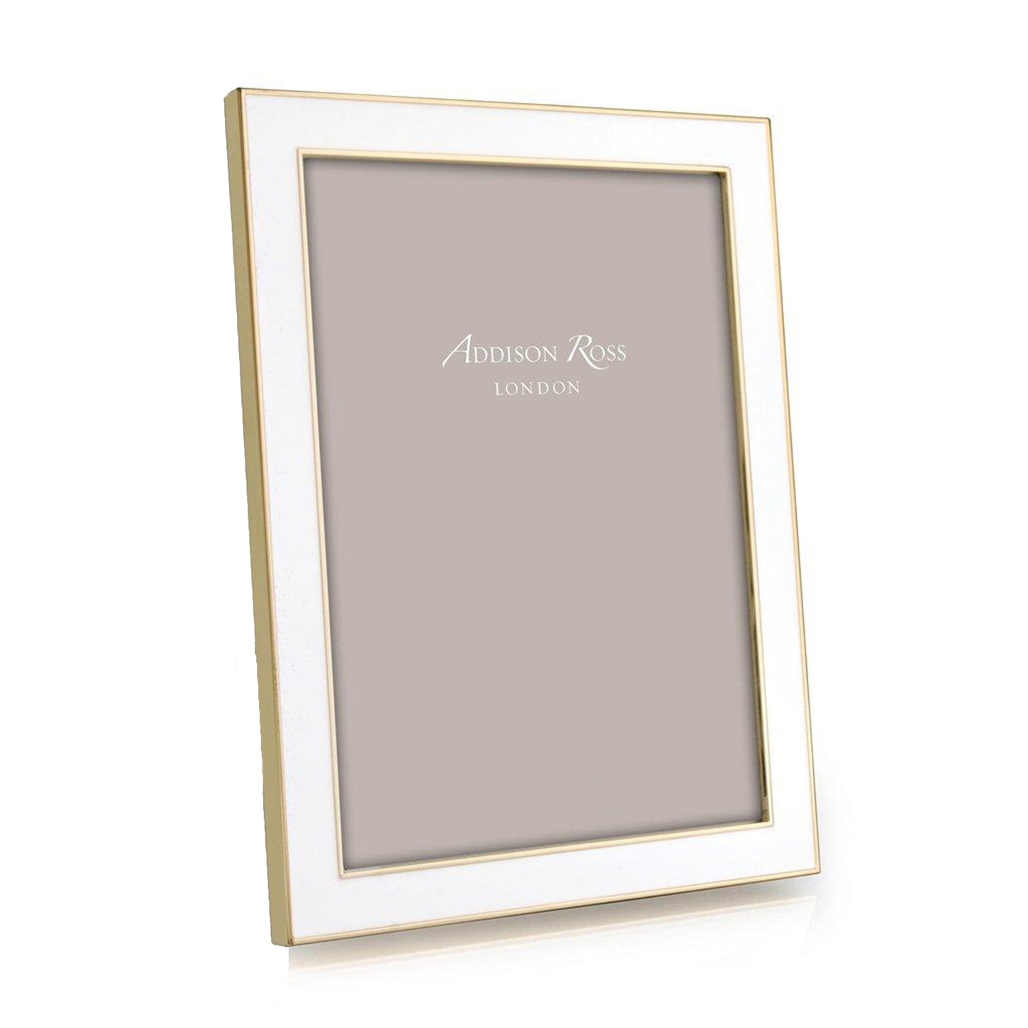 White Enamel & Gold Frame - Addison Ross Ltd UK