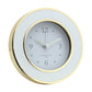 White & Gold Silent Alarm Clock - Addison Ross Ltd UK