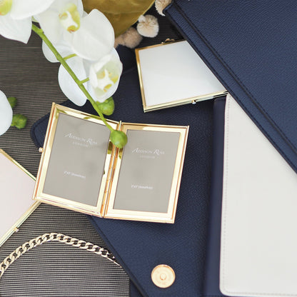 White & Gold Travel Frame - Addison Ross Ltd UK