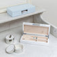 White Lacquer Box With Silver - Addison Ross Ltd UK
