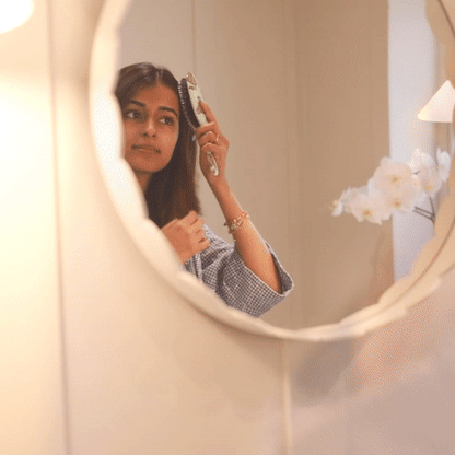 White Large Scallop Round Mirror - Addison Ross Ltd UK