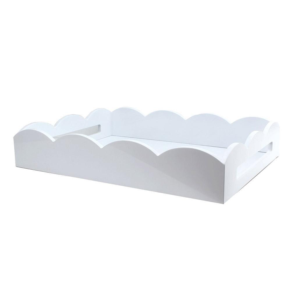Medium Lacquered Scallop Serving Tray