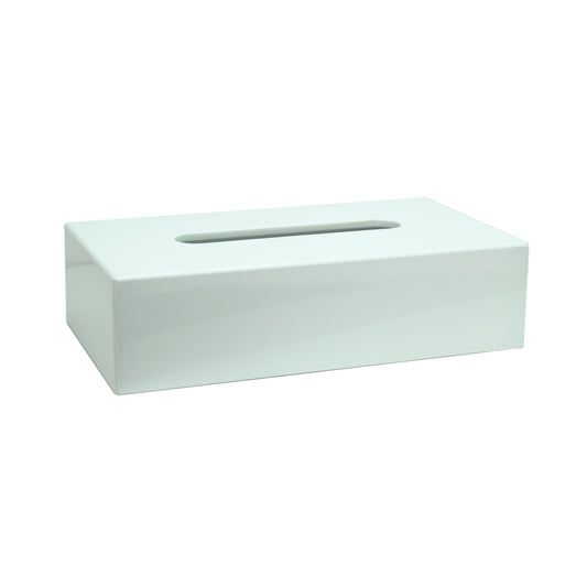 White Rectangular Tissue Box - Addison Ross Ltd UK