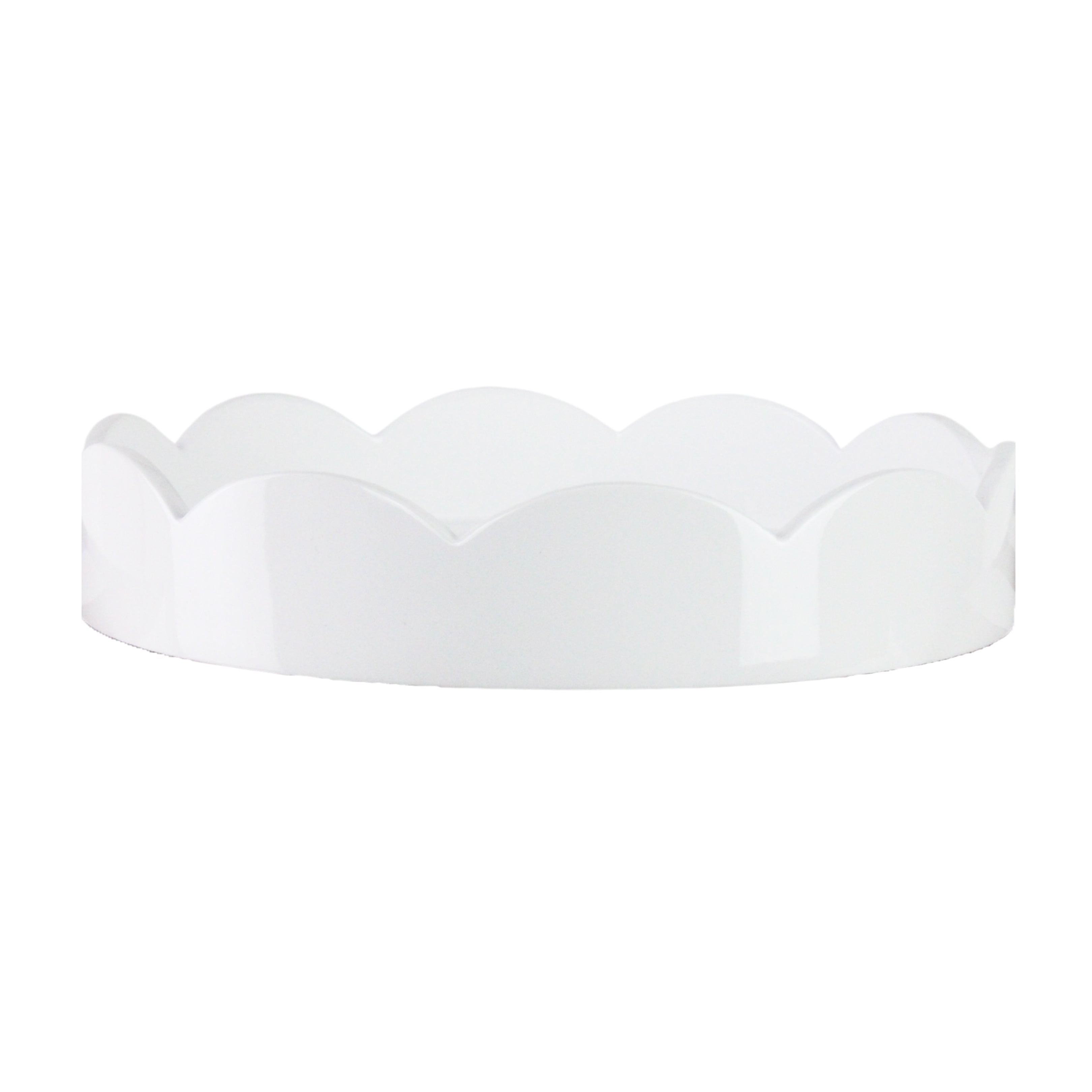 Pale Denim Small Round Scallop Tray main image 1