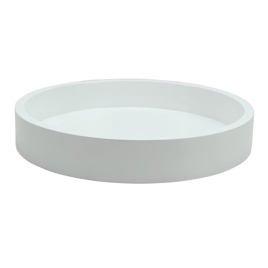 White Small Round Tray - Addison Ross Ltd UK