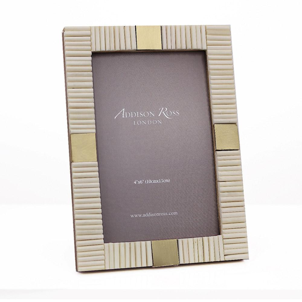 Striped Bone 4 x 6 Photo Frame
